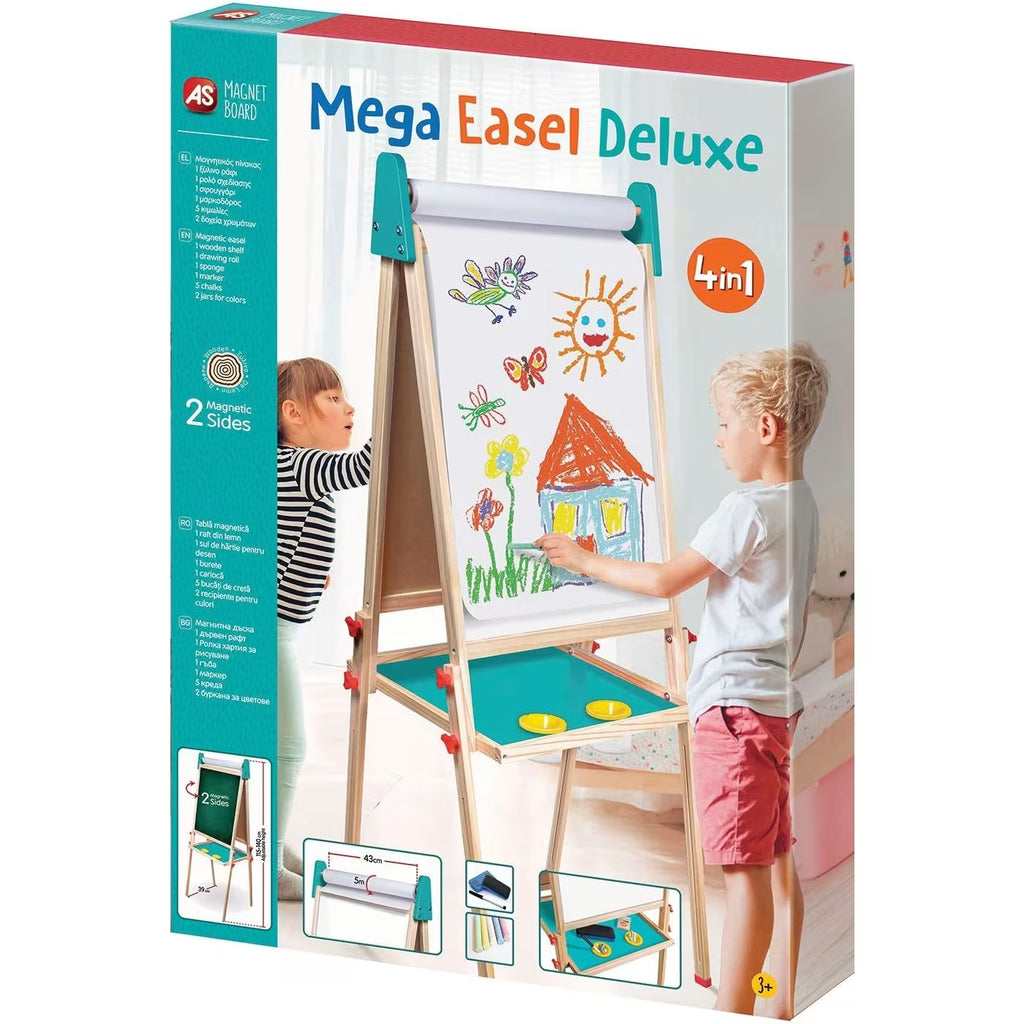 Ξύλινος Μαγνητικός Επιδαπέζιος Πίνακας Mega Easel Deluxe Για 3+ Χρονών 1029-64055