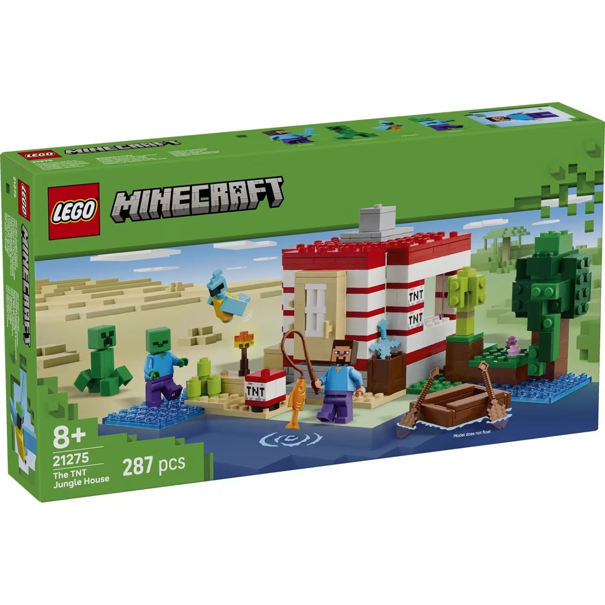 LEGO® Minecraft The TNT Jungle House (21275)