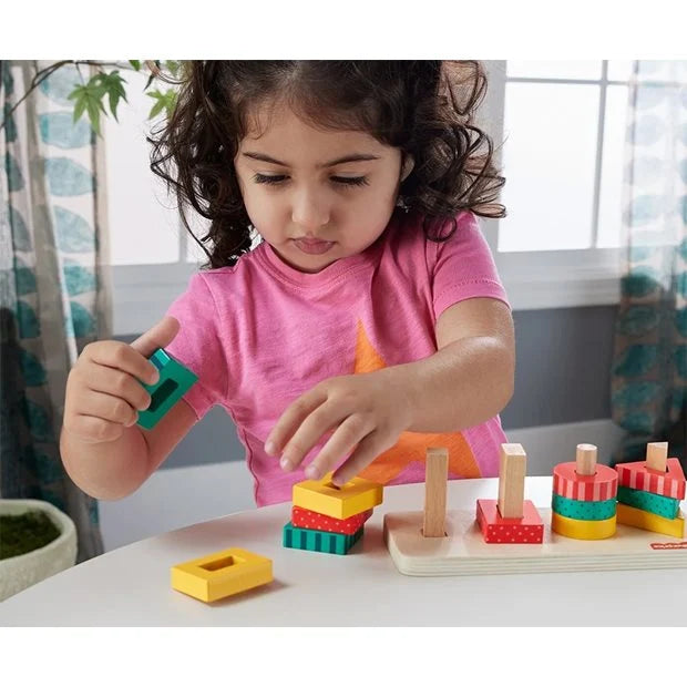 Fisher-Price Ξύλινα Σχήματα - HXV05 Για 2 Ετών+