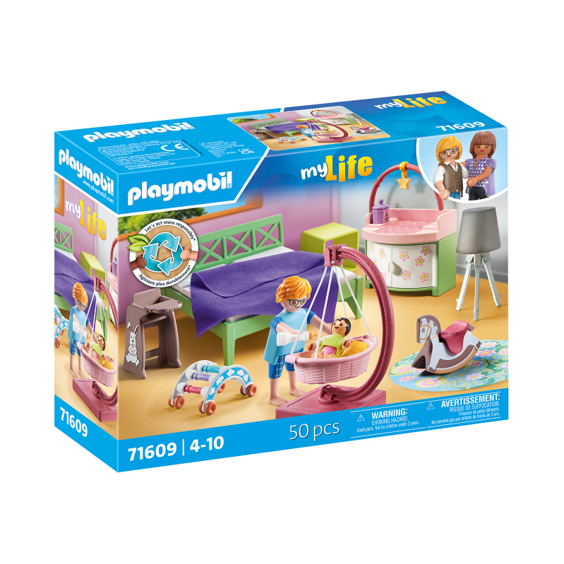 Playmobil Μοντέρνο υπνοδωμάτιο με κούνια 71609