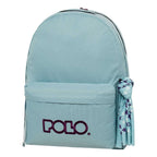 POLO σακίδιο original double scarf γαλάζιο/μωβ 901235-5347