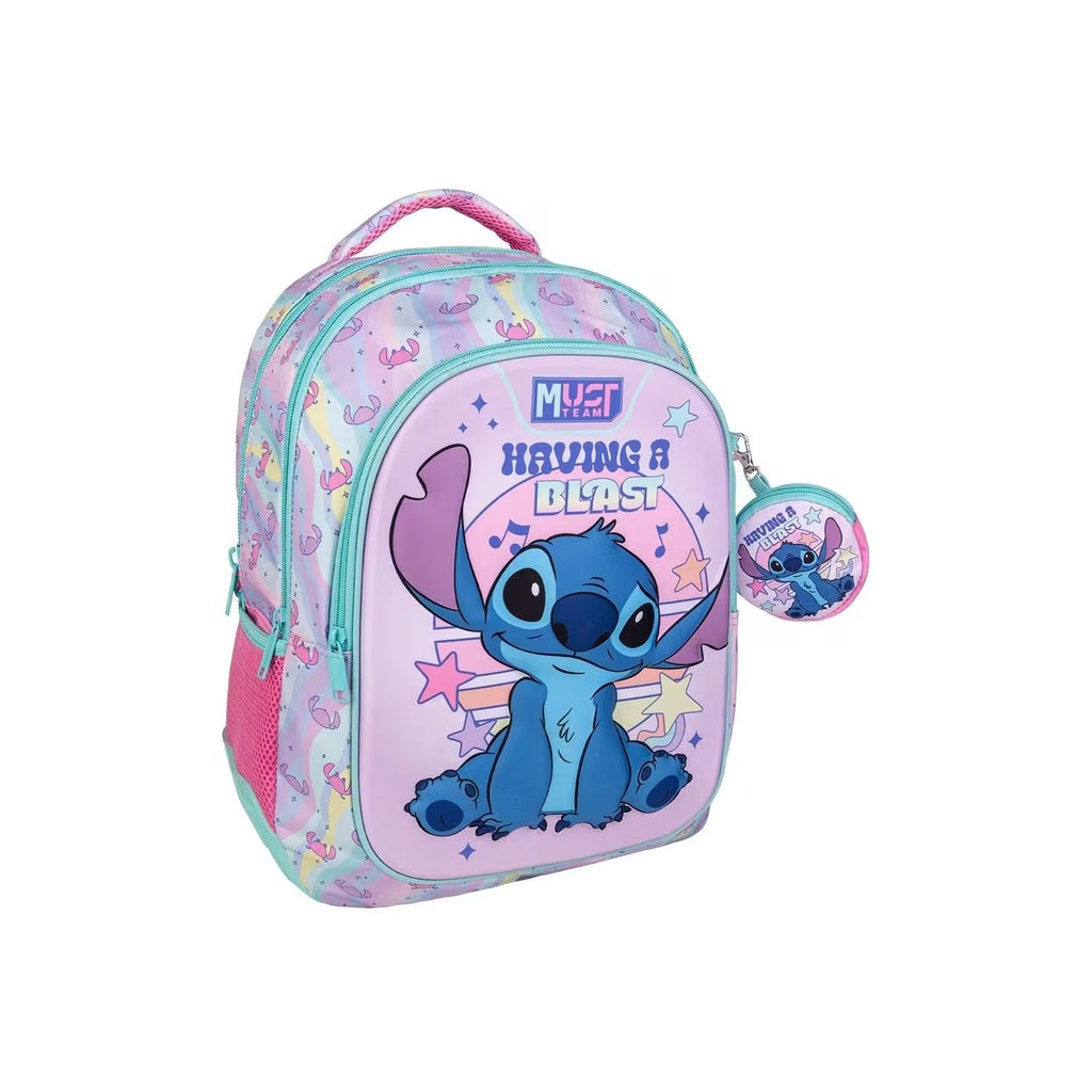 Σακίδιο Πλάτης Δημοτικού Disney Stitch Having A Blast - 000564812