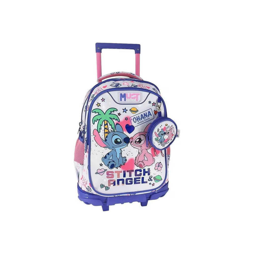 Τρόλεϊ Δημοτικού Disney Stitch- Angel Ohana Must Team 3 θήκες 000565979