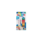 Carioca Τέμπερες 10ml 12 χρωμάτων με Παλέτα και Πινέλο 40012