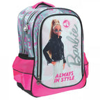 GIM Τσάντα Δημοτικού Οβαλ Barbie Trend Flash + Δώρο Κούκλα Barbie 349-71031