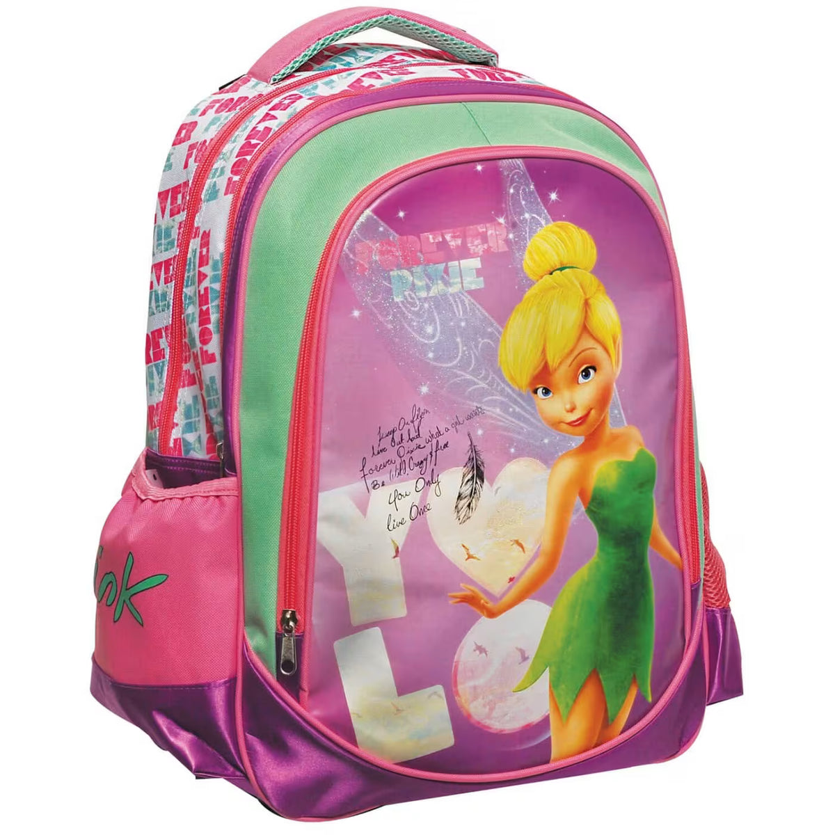 GIM Τσάντα Δημοτικού Οβάλ Νεράιδα Tinkerbell Forever Pixie 331-84031