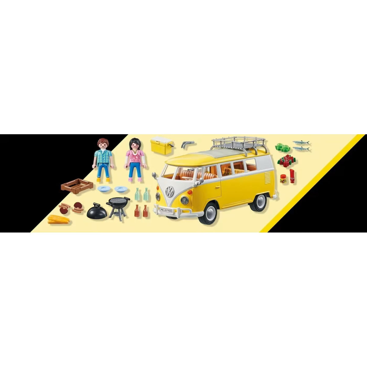 Playmobil Volkswagen T1 Camping Bus-Κίτρινο (71520)