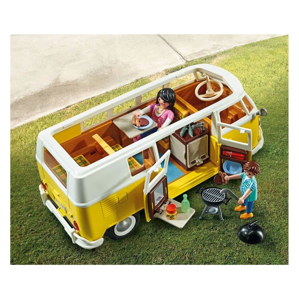 Playmobil Volkswagen T1 Camping Bus-Κίτρινο (71520)