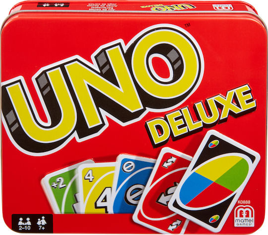 Uno Deluxe Card Game για 2-10 Παίκτες 7+ Ετών