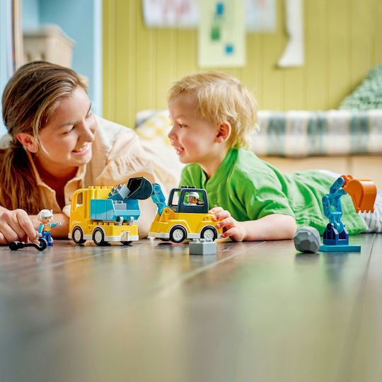 LEGO Duplo 3σε1 Οχήματα Κατασκευών (10475)